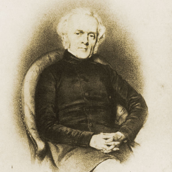 Historisches Porträt von Dr. David Mansfeld
